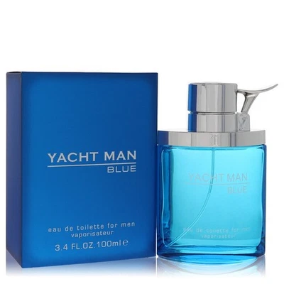 Yacht Man Blue by Myrurgia Eau De Toilette Spray 3.4 oz For Men Brand New - image 1 of 2