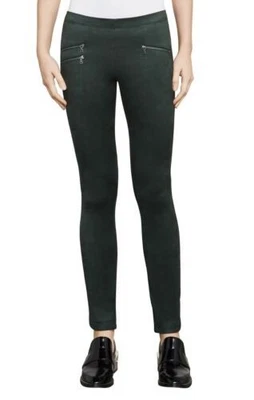 NUEVO $158 BCBG "Moris" verde alpino pierna delgada pantalones elásticos con bandas talla M mediano Foto 1 de 4
