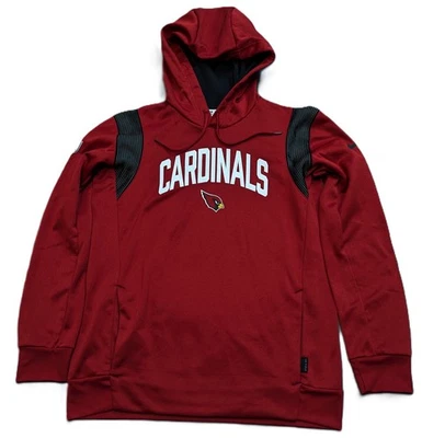 Nike Arizona Cardinals Hoodie Mens Medium NFL Therma-FIT Sideline Sweatshirt - Image 1 of 4