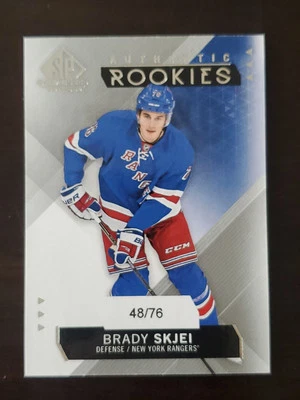 Brady Skjei 2015-16 Upper Deck SP Game Used Authentic Rookies  /76 - Image 1 of 2