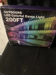 200 Feet Outdoor RGB LED COLORFUL Eaves Lights - Picture 1 of 2