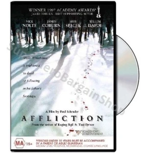 Affliction (DVD, 1998) PAL Region 4 (Nick Nolte, James Coburn, Sissy Spacek) NEW - Picture 1 of 5