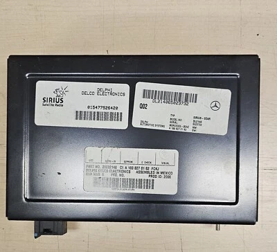 Mercedes Benz 2006 2007 2008 radio satélite módulo sirus 28032140 Delphi Delco Foto 1 de 2