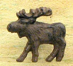 Cast Iron Moose Drawer Pull Handle Cabinet Knob Rustic Decor New - Picture 1 of 2