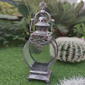 74cm Metal Pedestal Lantern Large Candle Holders Centerpiece Home Garden Decor - Picture 1 of 5