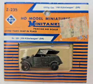 Roco Minitanks escala HO #235 Volkswagen Kubelwagen (DR) paquete sin abrir - Imagen 1 de 11
