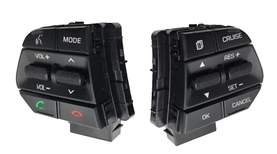 HYUNDAI SONATA 2015-2019 VOLANTE CONTROL DE AUDIO DE CRUCERO + ARNÉS DE CABLES OEM Foto 1 de 4