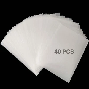 Heat Shrink Plastic Sheets 40Pcs Shrink Film Sheets Shrinky Art Paper Sanded ... - Picture 1 of 7