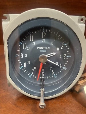 1964-1967  GTO Rally Jewelled Borg Warner Clock. Working Restored OEM. Date 1576 - Image 1 of 4