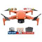 5G GPS 4K HD Camera FPV RC Drone Foldable Quadcopter w/ 3 Battery (Orange)