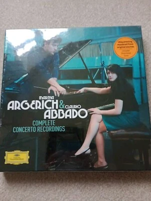 MARTHA ARGERICH & CLAUDIO ABBADO Complete Concerto Recordings 180 gram NEW 6 LP  - Image 1 of 4