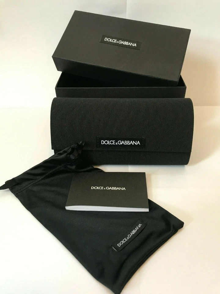 NUEVO Dolce & Gabbana Gafas de sol / Anteojos ORIGINAL Negro Estuche rígido (Luxottica) Foto 1 de 4