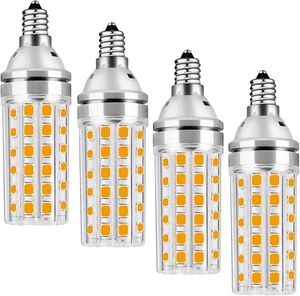 E12 Led Bulb 150 Watt Equivalent, 15W Led Candelabra Light Bulbs Warm White 3000 - Picture 1 of 12