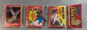 RARE 1990 DONRUSS RACK PACK (NM/M) WADE BOGGS MINOR "NO TM" ERROR SHOWING on TOP - Picture 1 of 3