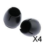 2X10pcs Silicone Caps  Pads For Round Chair Leg  2.2X3cm