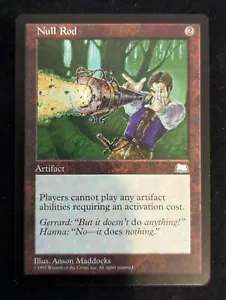 Null Rod - Weatherlight - NM - Magic the Gathering - MTG - Artifact - Picture 1 of 4