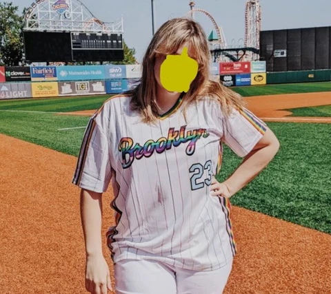 2023 BROOKLYN CYCLONES PRIDE NIGHT JERSEY LGBTQ SGA NEW YORK METS SIZE XL NY Cover