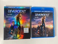 Divergent (Blu-ray/DVD, 2014, 2-Disc Set) With Slipcover & Tattoos