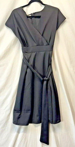 VETEMENTS Metamorphosis abito donna con cintura manica corta girocollo zip posteriore XXL