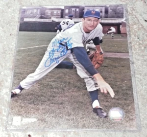 Roger Craig New York Mets Signed 8x10 Photo with COA Detroit Tigers Giants MLB - Picture 1 of 6