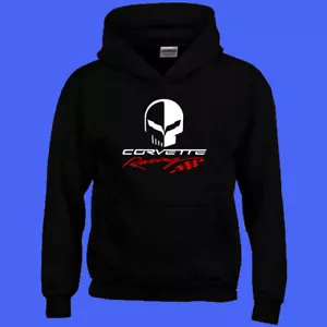 Corvette Racing Jake Scull Calavera Hombre Negro Talla S-3XL - Imagen 1 de 1