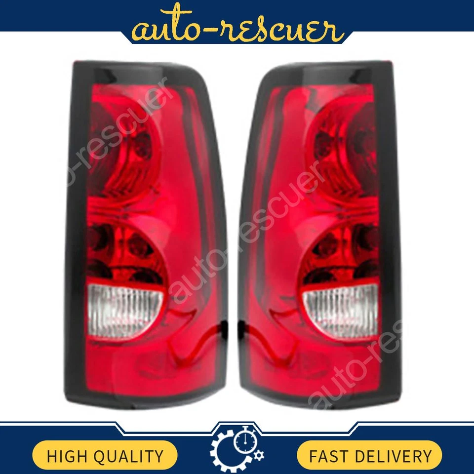 Задние фонари в сборе 2x TYC подходят для Chevrolet Silverado 1500 HD 2005–2006 годов выпуска - Изображение 1 из 4