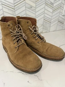 RAG & BONE Brown Suede Military Lace Boot Men's Size 12 US - EU 45 - Picture 1 of 9