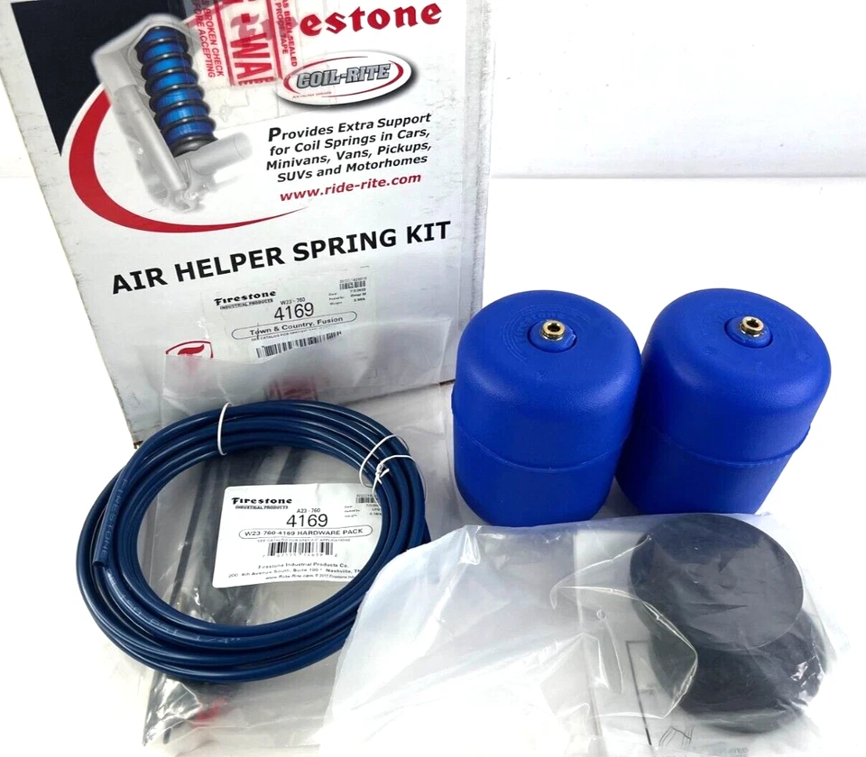 4169 Muelles neumáticos Firestone conductor trasero y pasajero para VW Chrysler Dodge Ford Foto 1 de 4