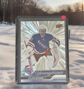 2023/24 Upper Deck Dylan Garand Young Guns Silver Outburst RC #722 - Picture 1 of 11