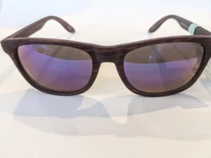 Foster Grant Caliblue Brown Woodgrain Mirrored Sunglasses 100% UVA/UVB - Picture 1 of 7