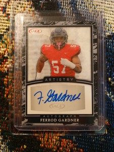 2022 Sage Ferrod Gardner RC Commanders Artistry Auto Card #A-FG