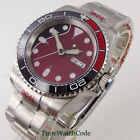 20ATM Automatic Men's Watch NH36A Red Dial Day/Date Sapphire Crystal Luminous