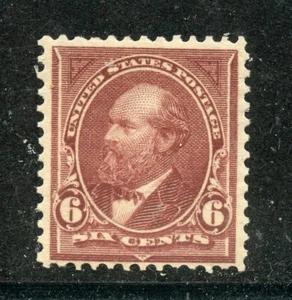 UNITED STATES SCOTT # 271 6c GARFIELD F/VF ORIGINAL GUM MINT NH - Picture 1 of 2