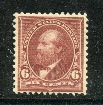 UNITED STATES SCOTT # 271 6c GARFIELD F/VF ORIGINAL GUM MINT NH - Image 1 of 2