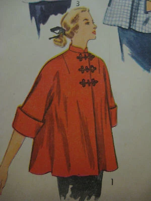 Vintage 50's Simplicity 3616 MATERNITY JACKET Sewing Pattern Women Sz 14 UNCUT - Image 1 of 4