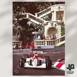 Ayrton Senna Inspired Formula One F1 Print - Wandbild Poster A4 A3 A2 A1 - Bild 1 von 4