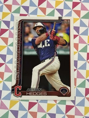 2025 Topps Series 2 Austin Hedges #667 Cleveland Guardians (R) - Image 1 of 2