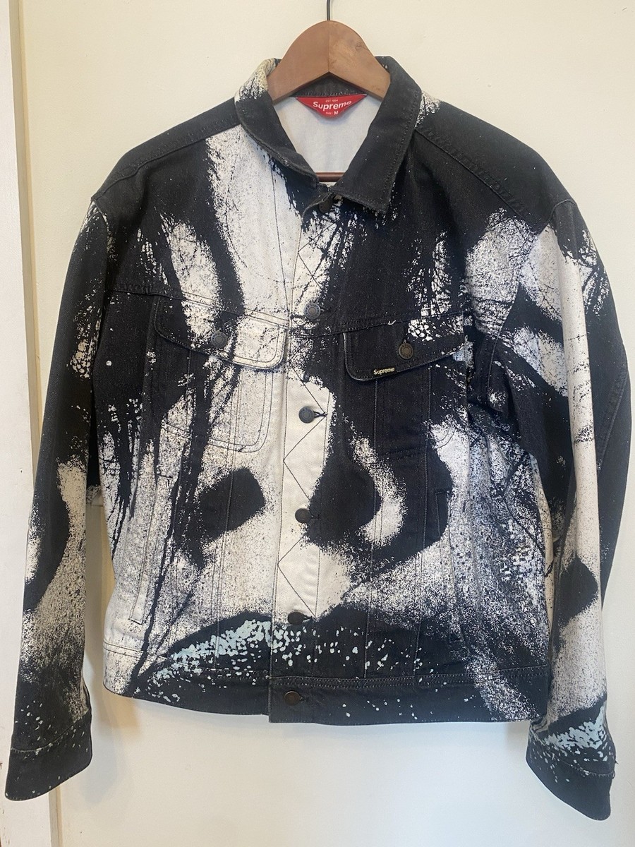 Supreme Black Denim Coats, Jackets & Vests for Men for Sale Supreme Black Denim Coats, Jackets & Vests for Men for Sale