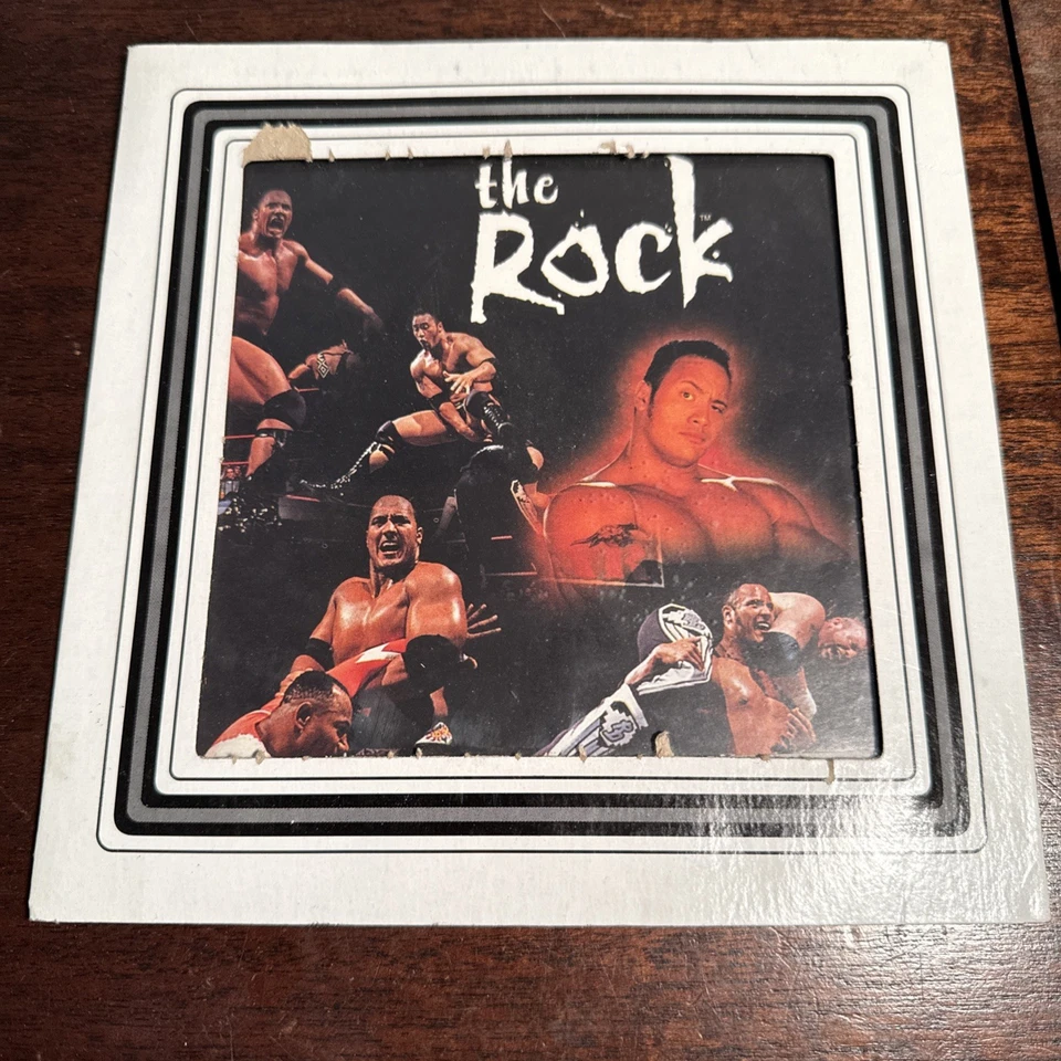 De colección Lucha Libre Carnaval Glass Prize WCW WWF The Rock Foto 1 de 1