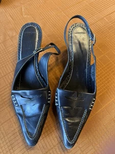 Land End Women’s Leather Heels, Size 8 - Picture 1 of 3