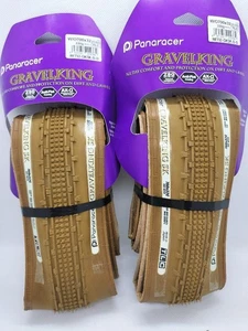 Panaracer GravelKing 700 x 32C Brown Ginger Limited Color 2er Set Japan TLC - Bild 1 von 4
