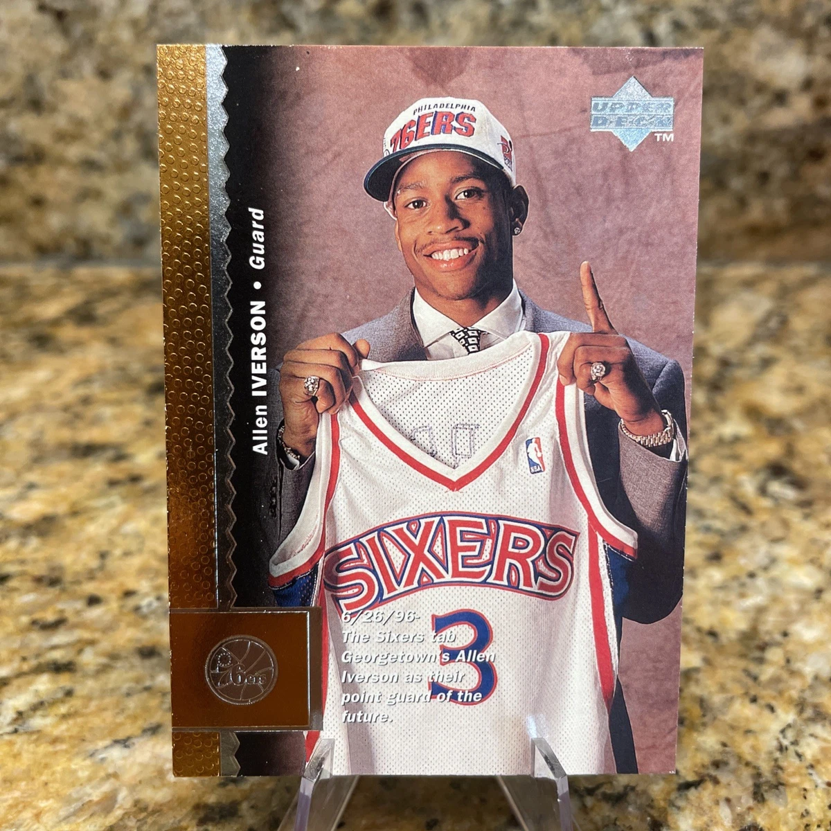 Allen Iverson Rookie Karte Oberdeck