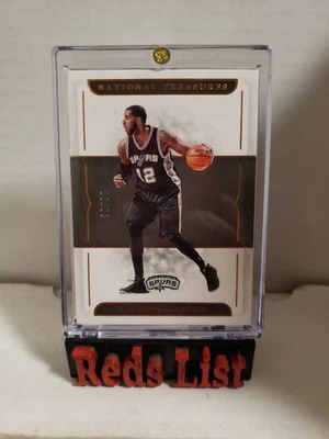 2016-17 National Treasures Bronze #54 LaMarcus Aldridge 12/25 👕 # Spurs 1 of 1 - Image 1 of 4