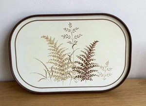 RETRO VINTAGE St Michael Marks & Spencer 1970s Tray - “Fern Design” Used - Picture 1 of 3