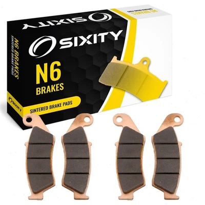 Front Sintered Brake Pads 2008-2009 Honda TRX700XX Set Full Kit  Complete rd - Image 1 of 4