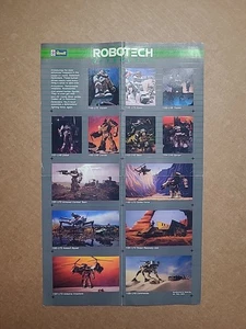 Revell Robotech Defenders insert / poster - 1984 - Picture 1 of 14