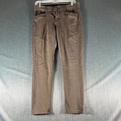 Democracy Women's Pants Size 6 Brown Stretch Skinny Ab Technology Zip Pockets - Image 1 of 4