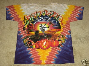 Grateful Dead Harvester X-Large Manufacture Defect Tie Dye T-Shirt - Picture 1 of 4