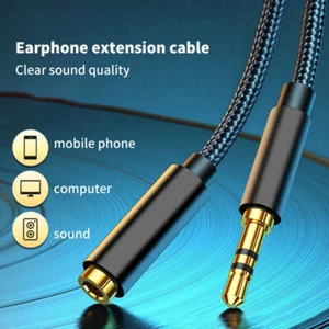 10m Long 3.5mm Headphone Cable Audio Extension Cable Aux Computer Audio Cable - Photo 1/19
