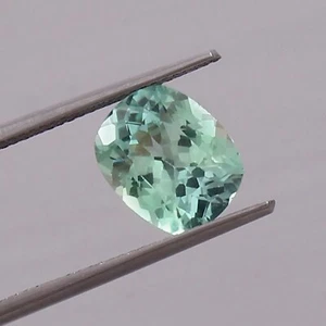 9x7 MM - Fine Quality Natural Ceylon Green Sapphire Loose Cushion Gemstone Cut - Picture 1 of 4